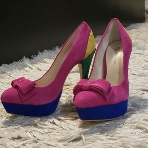 SOLD Color block pumps